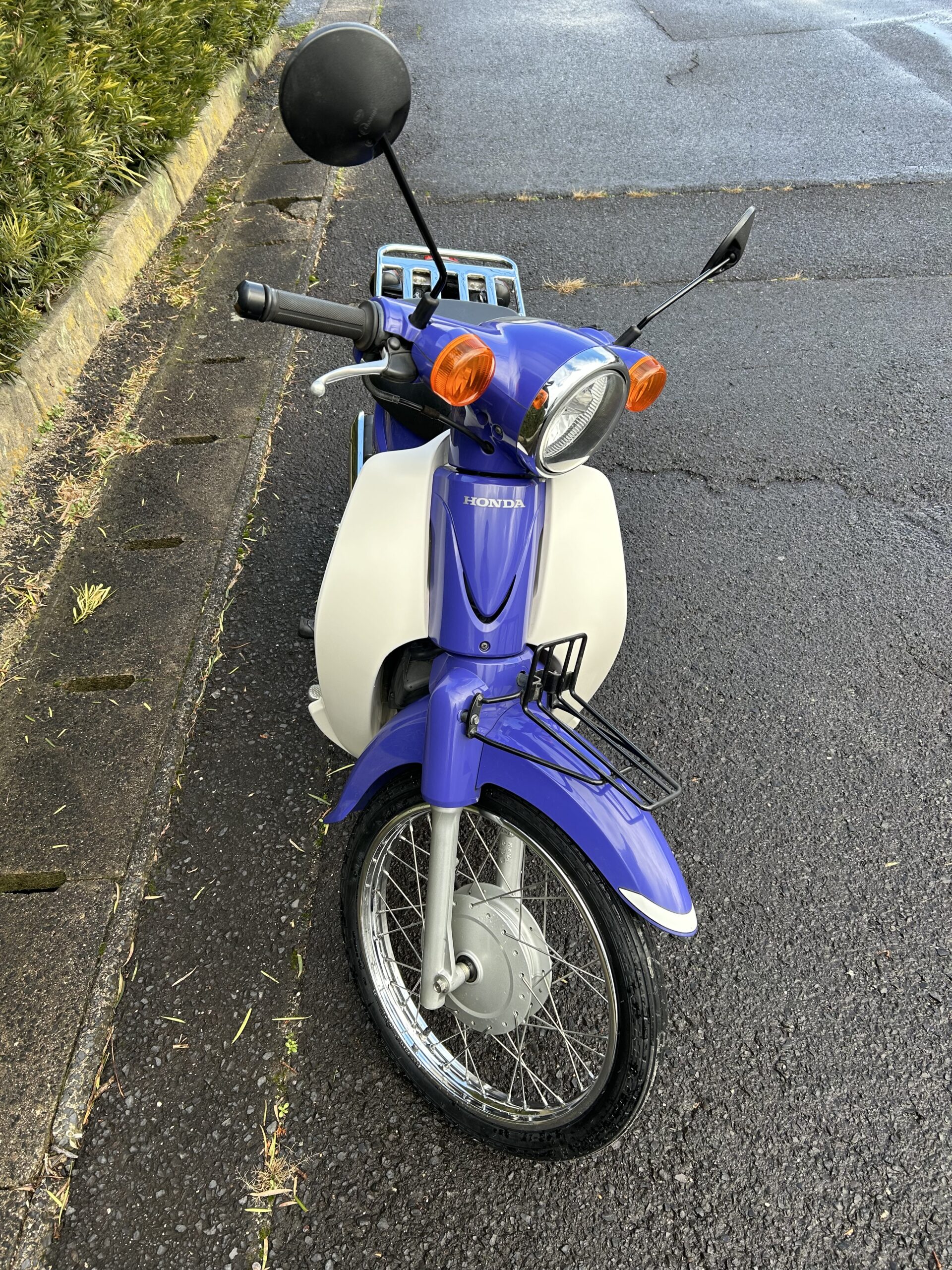 納車直後のスーパーカブ110の画像